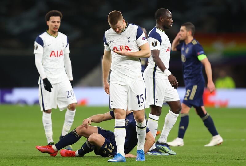 Eric Dier - 7: Drew blood in the opening half after cutting his nose in a challenge but soldiered on. Closed down Zagreb’s players well on the rare occasion they did look to threaten. Getty