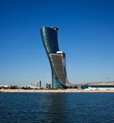 Hyatt Abu Dhabi Capital Gate. Courtesy Hyatt Corporation