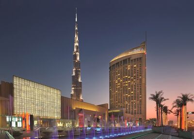 A handout photo of The Address Dubai Mall (Courtesy: Le Portes Des Indes) *** Local Caption ***  AL21NO-CROWNS-PORTES.jpg
