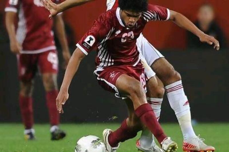 Al Jazira, in white, had already qualified for the semi-finals before last night’s victory.