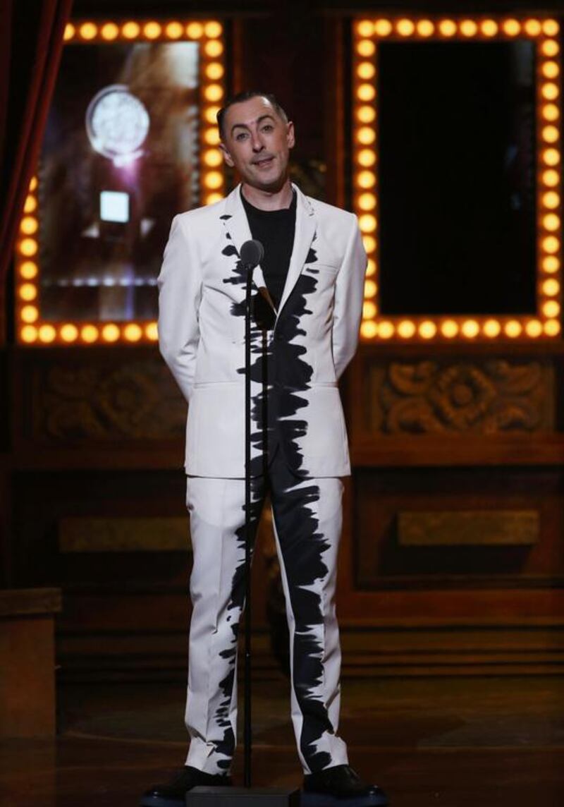Actor Alan Cumming presents an award during the American Theatre Wing’s 68th annual Tony Awards. Carlo Allegri / Reuters