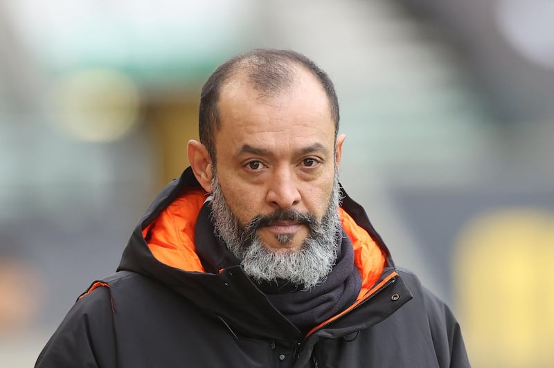 Wolves manager Nuno Espirito Santo. AFP