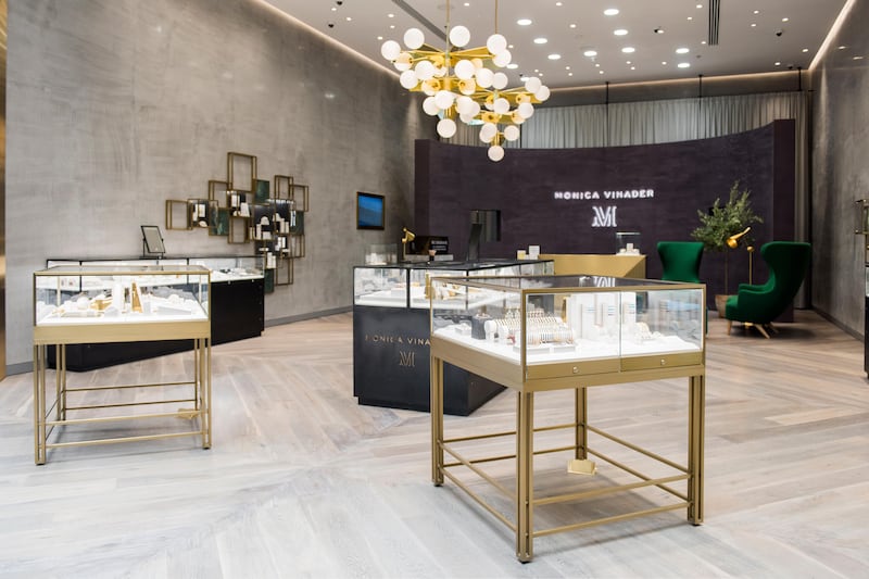 Monica Vinader has opened a new boutique in Dubai's Mirdif City Centre. Courtesy Monica Vinader