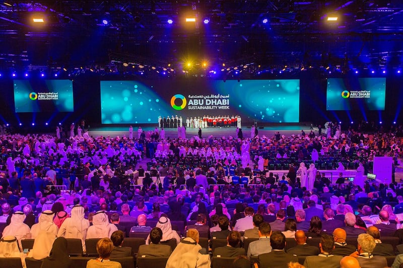 Abu Dhabi Sustainability Week's opening ceremony and the Zayed Sustainability Prize awards ceremony will take place at Expo 2020 Dubai. Courtesy Masdar