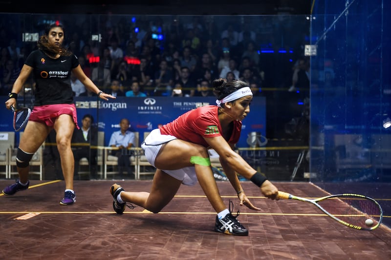 Egyptian star Nouran Gohar was at the forefront of squash's successful bid to be included in the Olympic Games. AFP