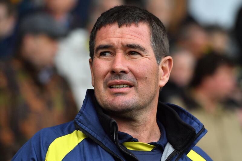 File photo dated 27-04-2019 of Burton Albion manager Nigel Clough. PA Photo. Issue date: Monday May 18, 2020. League One Burton have parted company with manager Nigel Clough due to what chairman Ben Robinson described as the “difficult financial conditions” of the pandemic. See PA story SOCCER Coronavirus. Photo credit should read Anthony Devlin/PA Wire.