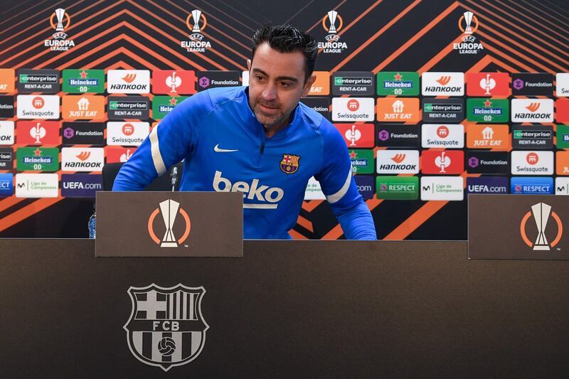 Xavi Hernandez took over as Barcelona manager in November and has reached 100 days in charge of the La Liga club. AFP