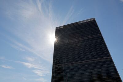 The UN Secretariat Building at the United Nations Headquarters in New York City. Reuters