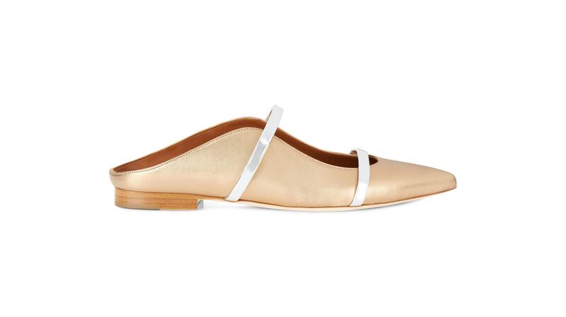 A pointed-toe slip-on that has become a signature style of the brand. Courtesy Malone Souliers