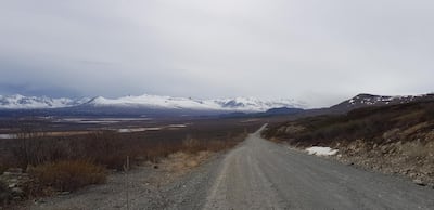 The rugged Denali Highway. 