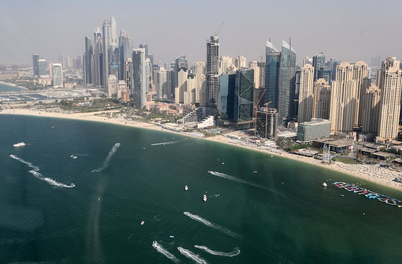 Views of the Dubai skyline