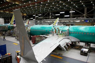 A 737 Max at the Boeing factory in Renton, Washington. The plane maker is vulnerable. Reuters