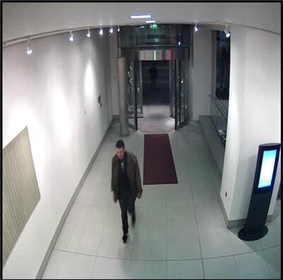 Philip Spence caught on CCTV entering the Cumberland hotel on the night of the attack. London’s Metropolitan Police