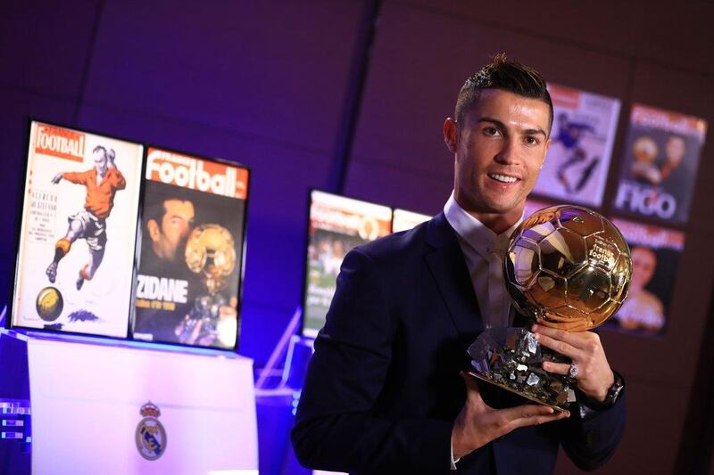 4 - Most UEFA Best Player in Europe Award and UEFA Club Footballer of the Year. AFP
