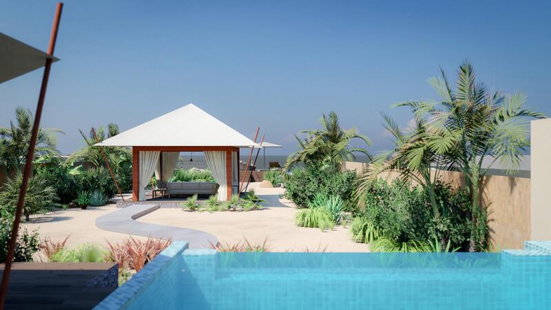 A luxury villa stay at Ritz-Carlton, Ras Al Khaimah, Al Hamra Beach. Courtesy Ritz-Carlton