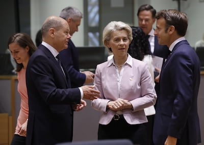 Leaders of the EU have agreed on eight packages of sanctions on Russia since it invaded Ukraine. EPA 
