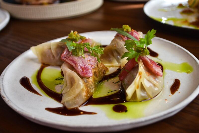 Beef gyoza. Courtesy Reif Japanese Kushiyaki