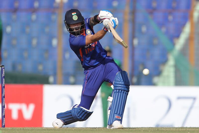 India's Virat Kohli scored a ton against Bangladesh during the third ODI. AP