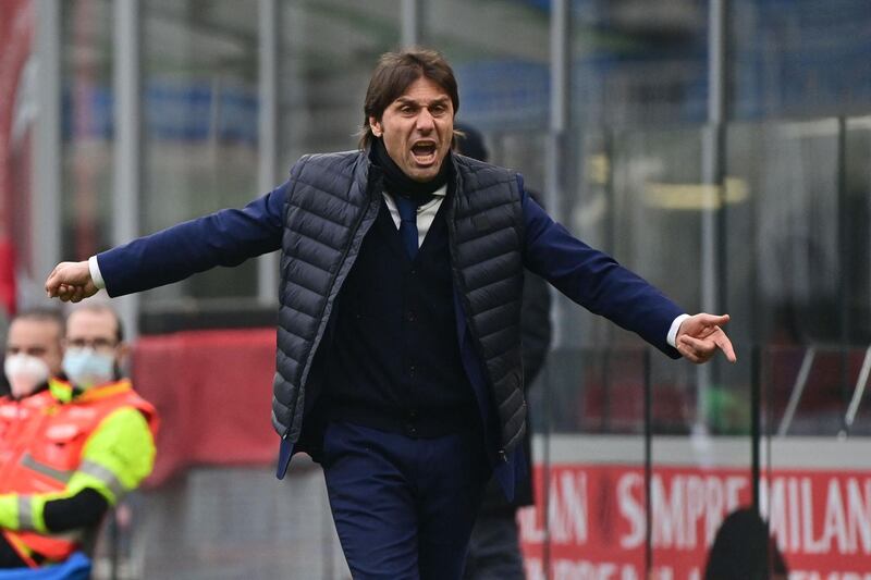 Inter Milan manager Antonio Conte. AFP
