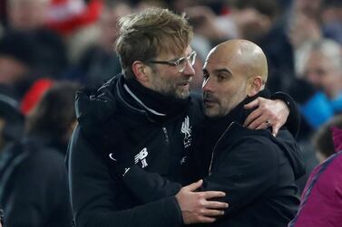 Manchester City manager Pep Guardiola lauded Jurgen Klopp's Liverpool for their record run in the Premier League. Reuters