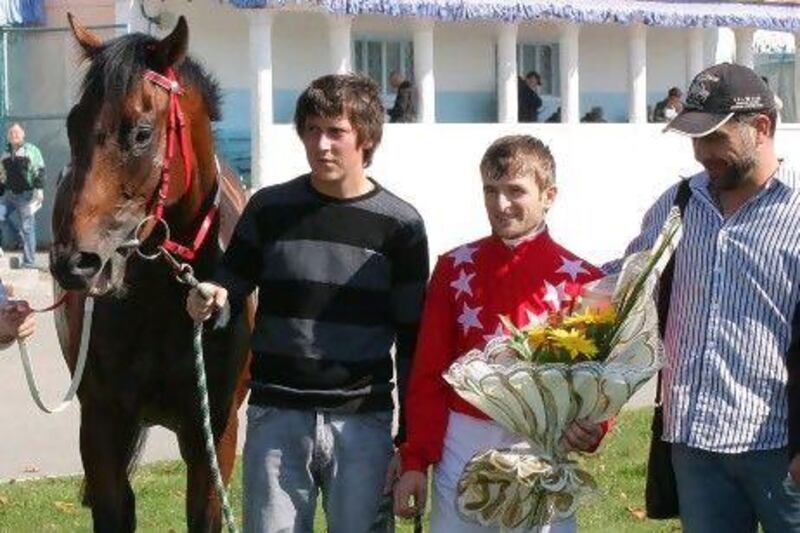 Khamzat Ulubaev, the jockey from Chechnya, says he is just concentrating on enjoying his time in Dubai.