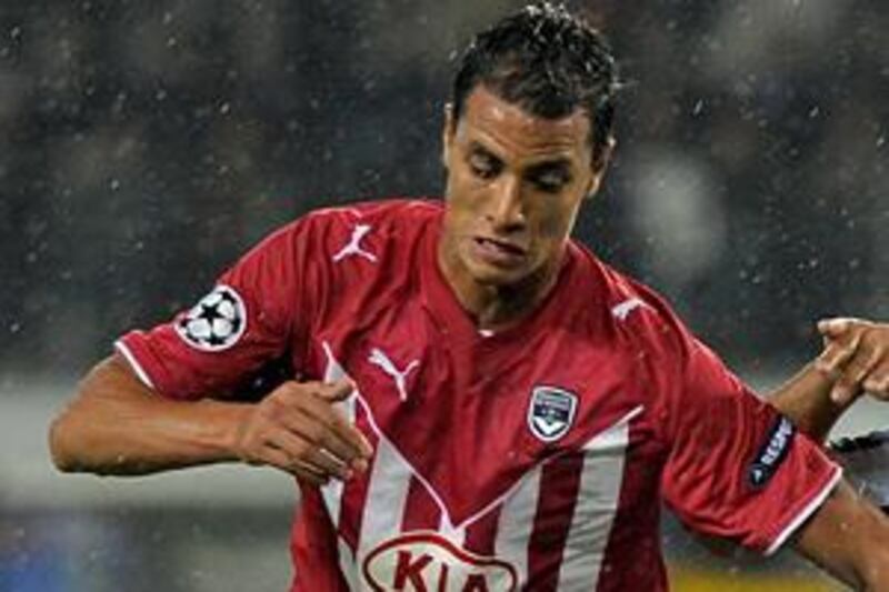 Bordeaux provided Marouane Chamakh, left, with the big stage against Juventus on Tuesday night.