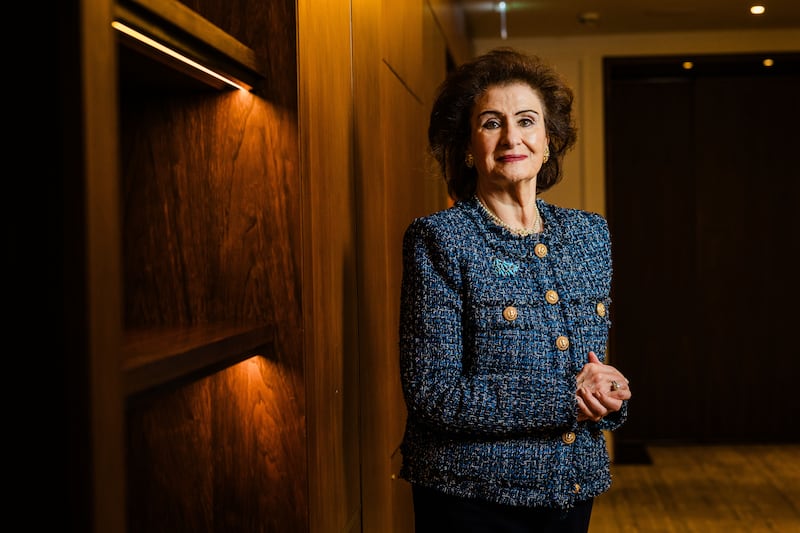 Haifa Al Kaylani OBE, pictured at the Carlton Jumeirah London, is known as a change-maker in areas from leadership and youth empowerment to sustainability and the environment. Photo: Mark Chilvers