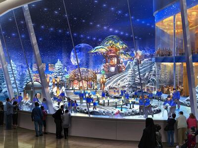 A rendering of Snow Abu Dhabi in Reem Mall