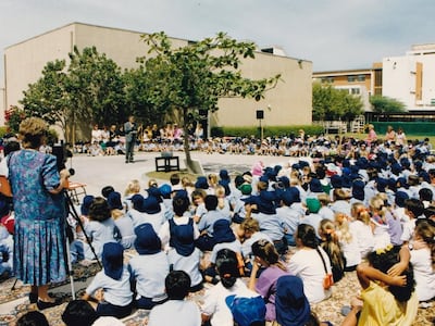 The previous time capsule ceremony in 1993 did not end well, but the school has learnt a lesson from history. Courtesy British School Al Khubairat