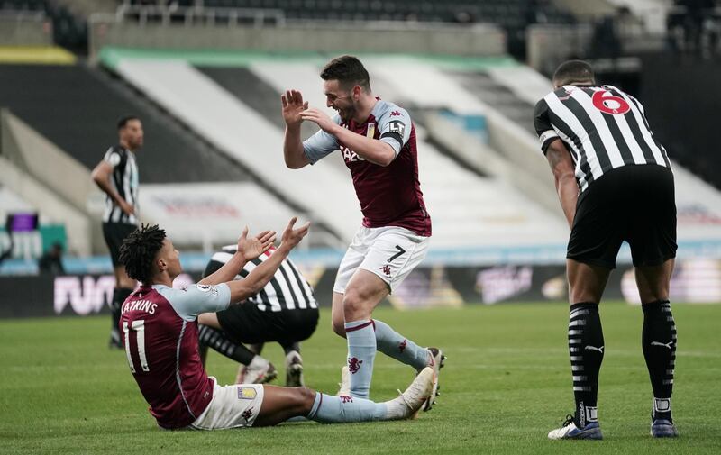 John McGinn - 6, Was always willing to receive the ball and tried to make things happen, but couldn’t quite provide the end product needed. Did well with his defensive work. Booked for a foul on Fraser. Reuters