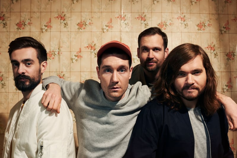 British band Bastille have released a remix of hit single Pompeii with composer Hans Zimmer. Photo: Club Social