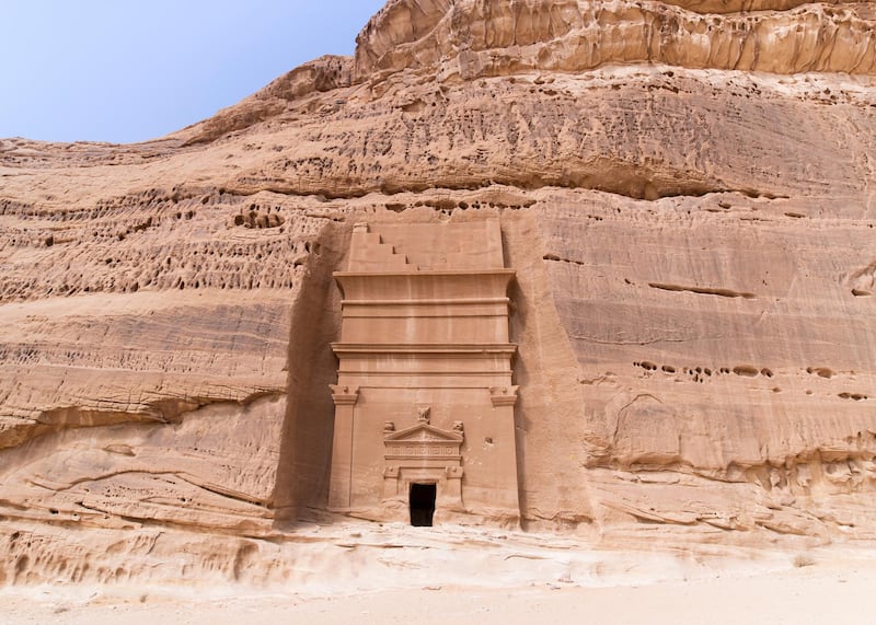 RIYADH, KINGDOM OF SAUDI ARABIA. 29 SEPTEMBER 2019. 
Madaen Saleh tombs in Al Ula. 
(Photo: Reem Mohammed/The National)

Reporter:
Section: