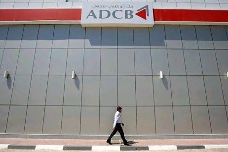 Abu Dhabi Commercial Bank reported strongly improved earnings last week. Jaime Puebla / The National