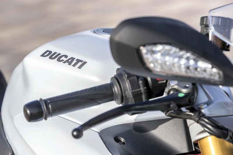 DUBAI, UNITED ARAB EMIRATES. 17 FEBRUARY 2018. Motoring review of the Ducati Supersport S motorcycle. (Photo: Antonie Robertson/The National) Journalist: Dana Miskulnig. Section: Motoring.