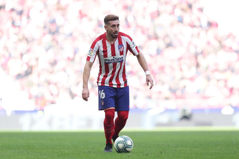 MADRID, SPAIN - JANUARY 26: Hector Herrera of Atletico de Madrid controls the ball during the Liga match between Club Atletico de Madrid and CD Leganes at Wanda Metropolitano on January 26, 2020 in Madrid, Spain. (Photo by Gonzalo Arroyo Moreno/Getty Images)