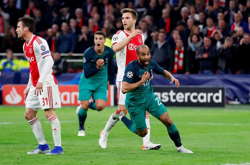 Game over as Tottenham's Lucas Moura scores his and Spurs' third goal to complete a 3-2 win to see the North London club advance to the Champions League final on June 1 in Madrid where they will face Liverpool. Reuters