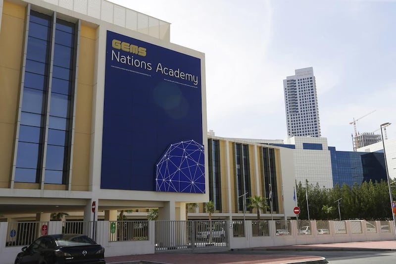 Gems Nations Academy will take in students from Dubai American Academy which is closing down. Jeffrey E Biteng / The National 