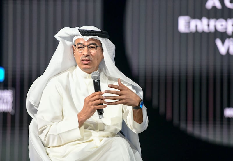 Mohamed Alabbar, speaking at the Future Hospitality Summit in Abu Dhabi, said he is excited about starting a poultry feed plant in Ethiopia. Khushnum Bhandari / The National