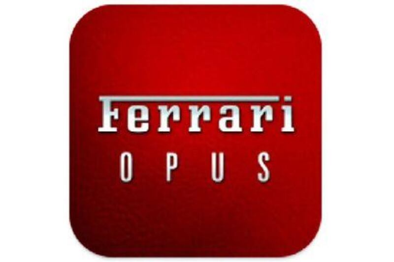 Ferrari Opus app.