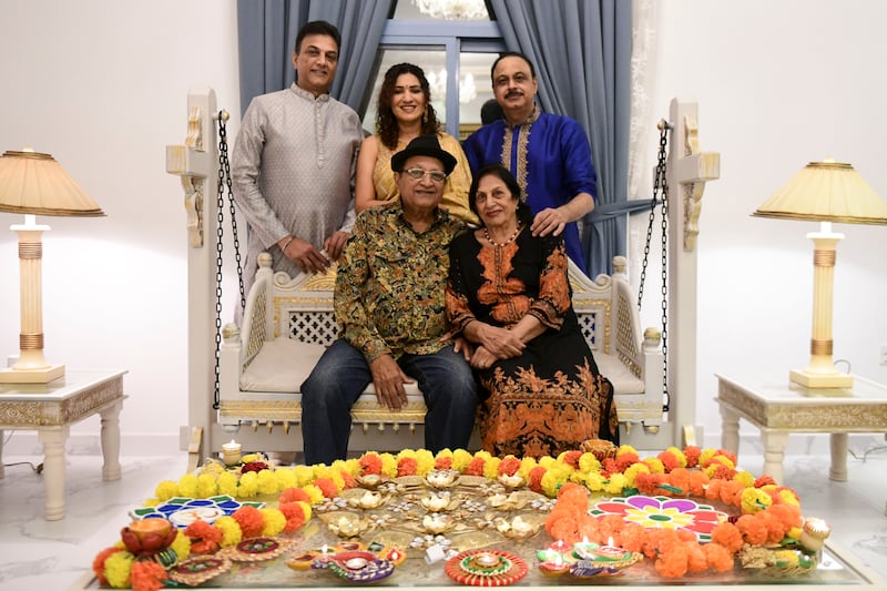 The Grover family. Khushnum Bhandari / The National
