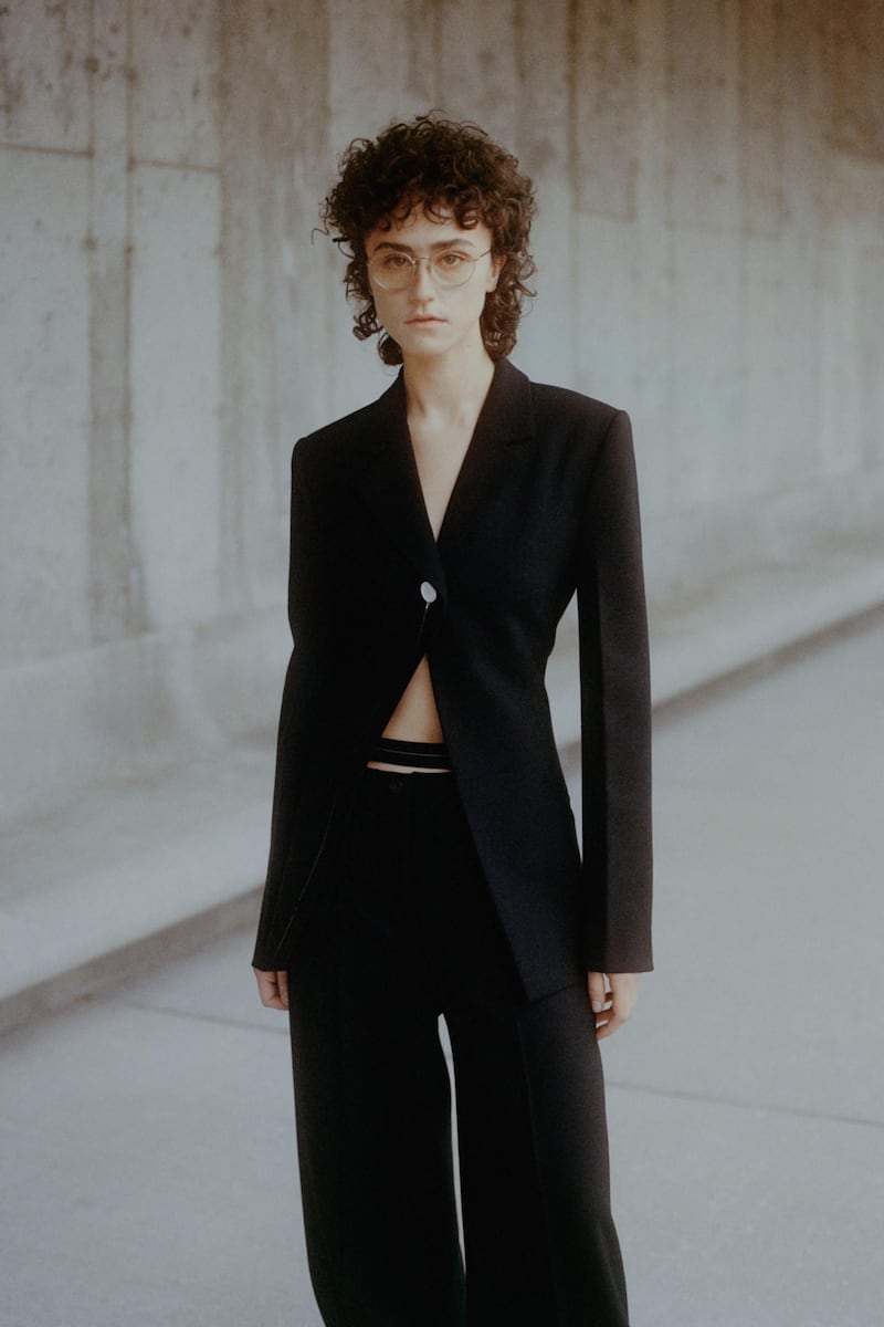 This image courtesy of Proenza Schouler shows Ella Emhoff, stepdaughter of US Vice President Kamala Harris, during her fashion debut for Proenza Schouler’s Fall Winter 2021 collection, on February 18, 2021, in New York.   US Vice President Kamala Harris's stepdaughter Ella Emhoff made her catwalk debut in a video released Ton February 18, 2021, a month after her outfit at the presidential inauguration went viral. The 21-year-old Emhoff walked the runway for the Proenza Schouler label as part of New York Fashion Week.The parade was filmed a few weeks ago, with the coronavirus pandemic ruling out a traditional show. 
 - RESTRICTED TO EDITORIAL USE - MANDATORY CREDIT "AFP PHOTO / Courtesy of Proenza Schouler/Daniel Shea " - NO MARKETING - NO ADVERTISING CAMPAIGNS - DISTRIBUTED AS A SERVICE TO CLIENTS
 / AFP / Proenza Schouler / Daniel Shea / RESTRICTED TO EDITORIAL USE - MANDATORY CREDIT "AFP PHOTO / Courtesy of Proenza Schouler/Daniel Shea " - NO MARKETING - NO ADVERTISING CAMPAIGNS - DISTRIBUTED AS A SERVICE TO CLIENTS
