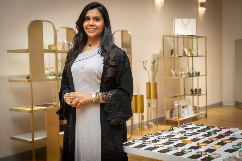 Zakiya Al Zakwani, owner of boutique Zproyecto, says her upbringing taught her to make her own money and not depend on anyone. Photo: Antonie Robertson / The National