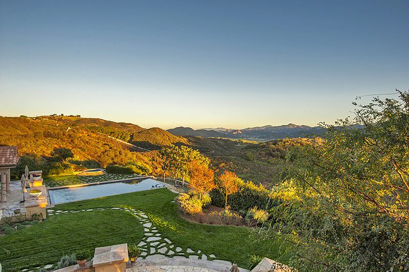 The sprawling view from Britney Spears's property. Photo: Engel & Volkers