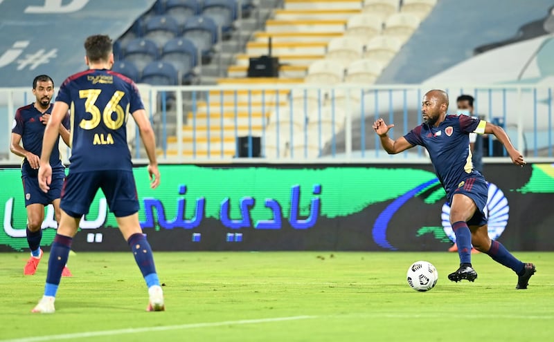 Action from Baniyas v Al Wahda in the Arabian Gulf League. All images supplied by UAE Pro League