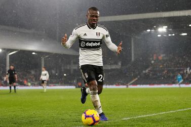 Soccer Football - Premier League - Fulham v Brighton & Hove Albion - Craven Cottage, London, Britain - January 29, 2019 Fulham's Jean Michael Seri reacts during the match REUTERS/David Klein EDITORIAL USE ONLY. No use with unauthorized audio, video, data, fixture lists, club/league logos or "live" services. Online in-match use limited to 75 images, no video emulation. No use in betting, games or single club/league/player publications. Please contact your account representative for further details.