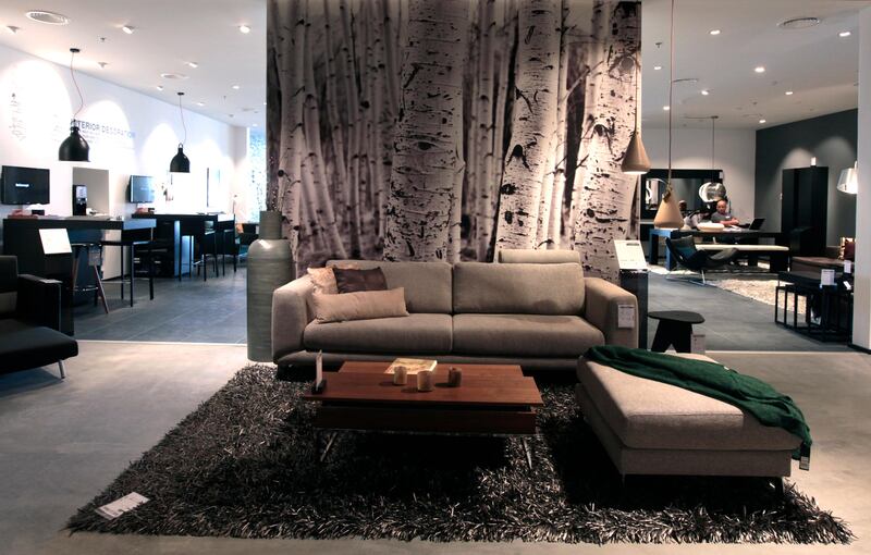 Dubai, United Arab Emirates - May 26, 2013.  The Bo Concept furniture showroom.  ( Jeffrey E Biteng / The National )