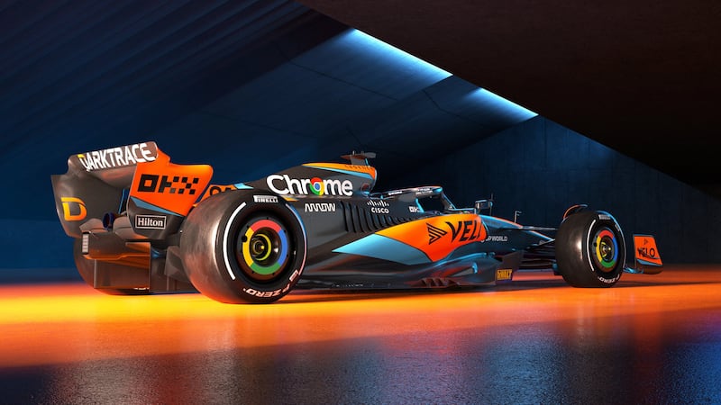McLaren's new MCL60 car unveiled ahead of the 2023 season. PA