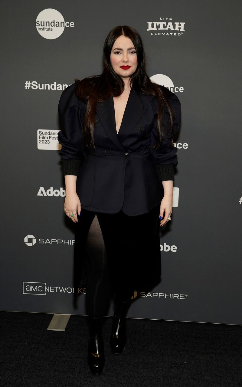 Molly O'Shea, a cast member in Bad Behaviour, at the premiere of the film. AP Photo