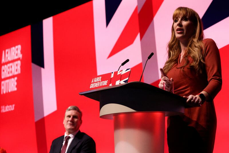 Angela Rayner's new role includes scrutinising local government, housing and the so-called levelling-up agenda. Reuters