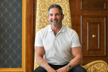 Grant Cardone, the chief executive of seven companies and author of eight business books, is speaking in Dubai this weekend. Khushnum Bhandari / The National